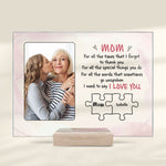 Custom Photo Mom Gifts - Personalized Acrylic Plaque