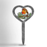 Custom Photo Memorial Robin Garden Decor - Personalized Acrylic Stake