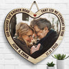 God Led Me Straight To You - Upload Image, Gift For Couples, Husband Wife - Personalized Shaped Wood Sign