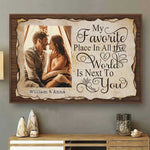 Custom Photo Romantic Couple Gifts - Personalized Poster