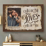 Custom Photo Romantic Couple Gifts - Personalized Poster