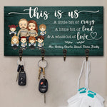 Custom Name Family Love Gifts - Personalized Key Holder