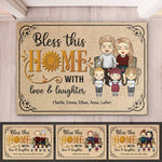 Custom Name Family Home Decor - Personalized Doormat
