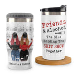 Custom Name Best Friend Gifts for Women - Personalized Can Cooler
