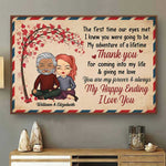 Custom Name Romantic Couple Gifts - Personalized Poster