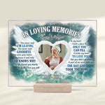 Custom Photo Memorial Gifts for Loved Ones - Personalized Acrylic Plaque