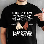 Custom Name Angel Wife Gifts for Husband - Personalized Apparel