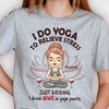 I Drink Wine In Yoga Pants - Personalized Unisex T-shirt, Hoodie