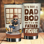 Custom Name Funny Father Figure Gifts for Dads - Personalized Tumbler