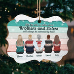 Custom Name Brothers and Sisters Christmas Gifts - Personalized Ornament