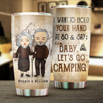 Custom Name Camping Couple Gifts - Personalized Tumbler