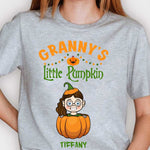 Custom Name Granny's Little Pumpkin Halloween Gifts - Personalized Apparel