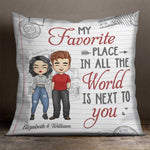 Custom Name Couple Gifts - Personalized Pillow