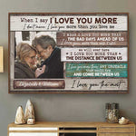 Custom Photo Romantic Love Gifts for Couples - Personalized Poster