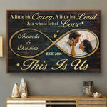 Custom Photo Anniversary Gifts for Couples - Personalized Poster