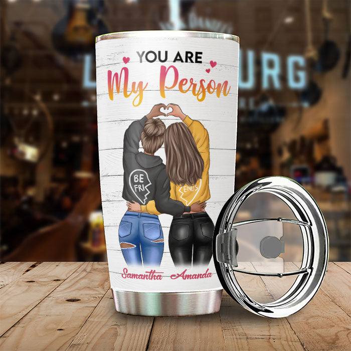Custom Name Best Friend Gifts for Women - Personalized Tumbler