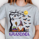 Custom Name Halloween Witch Grandma Gifts - Personalized Apparel