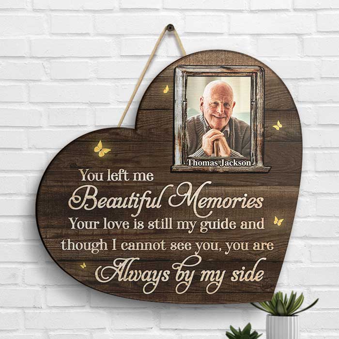 Custom Photo Memorial Gifts for Loved Ones - Personalized Wood Sign