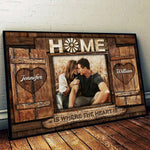 Custom Photo Couple Home Decor - Personalized Poster