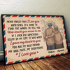 How Much You Mean To Me - I Gave My Heart To You - Gift For Couples, Personalized Horizontal Poster