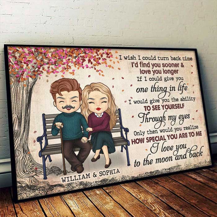 Custom Name Romantic Love Quote Gifts for Couples - Personalized Poster