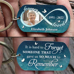 Custom Photo Memorial Gifts for Loved Ones - Personalized Keychain
