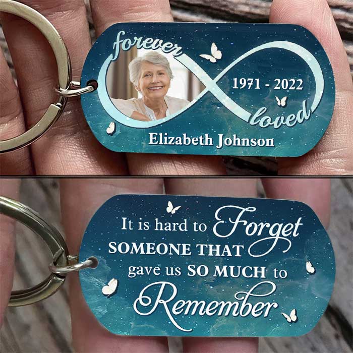 Custom Photo Memorial Gifts for Loved Ones - Personalized Keychain