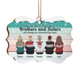 Custom Name Brothers and Sisters Christmas Gifts - Personalized Ornament