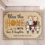 Custom Name Family Home Decor - Personalized Doormat