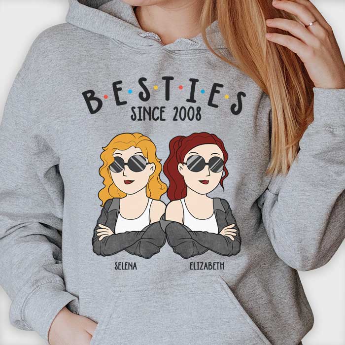 Custom Name Best Friends Gifts for Women - Personalized Apparel