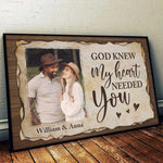 Custom Photo Couple Gifts - Personalized Poster