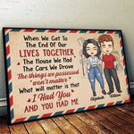 Custom Name Couple Love Quote Gifts - Personalized Poster