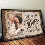 Custom Photo Romantic Couple Gifts - Personalized Poster