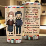 Custom Name Romantic Couple Gifts - Personalized Tumbler