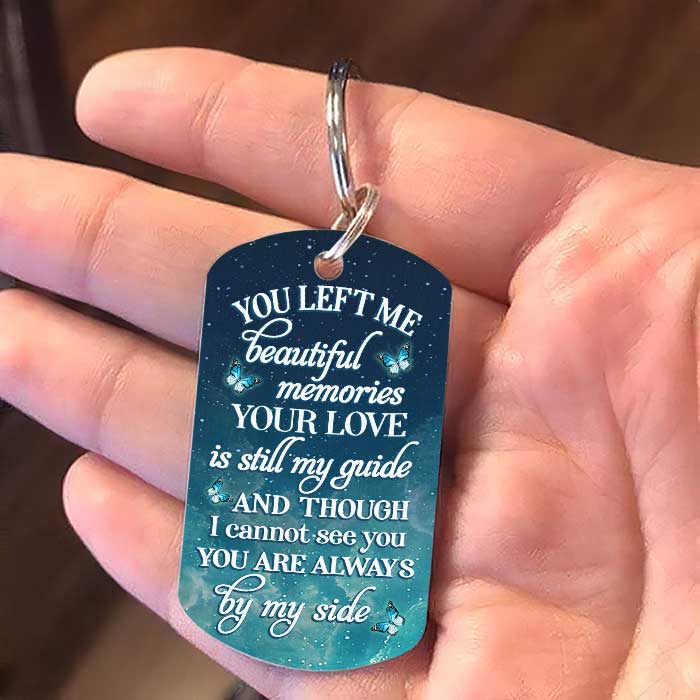 Custom Photo Memorial Butterfly Gifts - Personalized Keychain