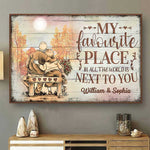 Custom Name Romantic Couple Gifts - Personalized Poster