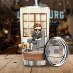Custom Name Funny Father Figure Gifts for Dads - Personalized Tumbler
