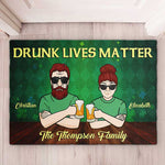 Custom Name Funny Beer Family Gifts - Personalized Doormat