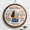 For All The Words That Sometimes Go Unspoken, I Need To Say I Love You - Gift For Mom, Personalized Wood Sign
