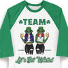 Hey! Let's Get Wasted - Gift For Besties, Personalized St. Patrick's Day Unisex Raglan Shirt