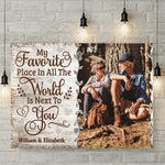 Custom Photo Romantic Couple Gifts - Personalized Canvas