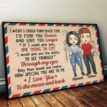Custom Name Couple Love Gifts - Personalized Poster