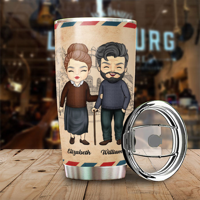 Custom Name Romantic Couple Gifts - Personalized Tumbler