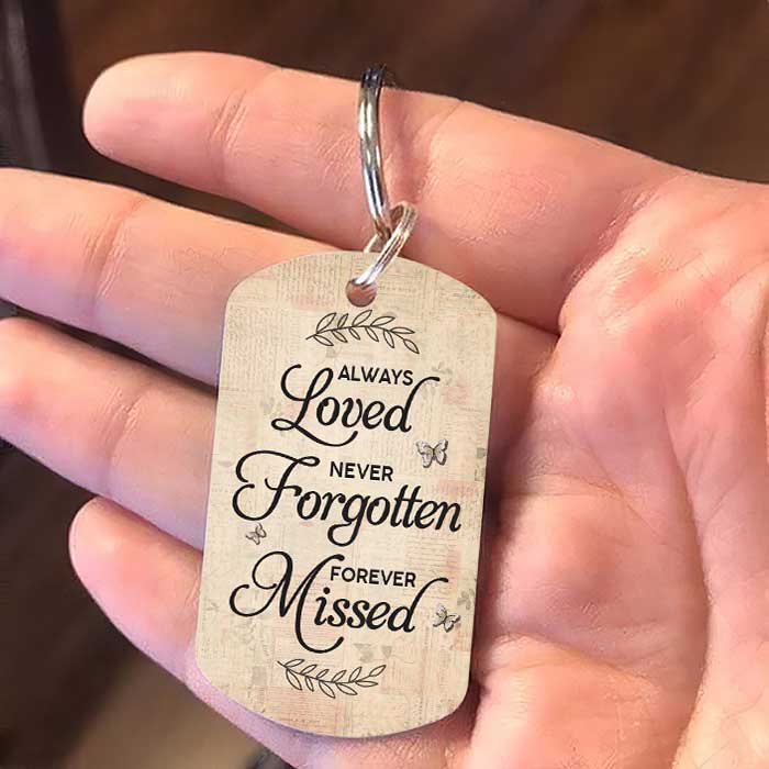 Custom Photo Memorial Keepsake Gifts - Personalized Keychain