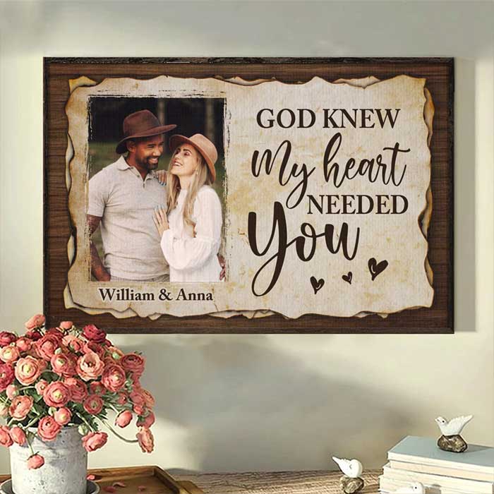Custom Photo Couple Gifts - Personalized Poster