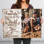 Custom Photo Romantic Couple Gifts - Personalized Canvas