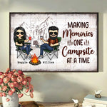 Custom Name Camping Gifts for Couples - Personalized Poster