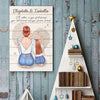 A Mother Is Your Forever Friend - Mom To Daughter, Personalized Vertical Poster