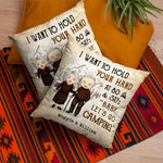 Custom Name Camping Couple Gifts - Personalized Pillow