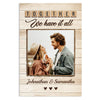 Together Is Our Favorite Place To Be - Upload Image, Gift For Couples - Personalized Vertical Poster